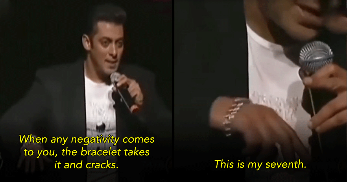 Salman Khan Reveals Secret Behind His Bracelet 