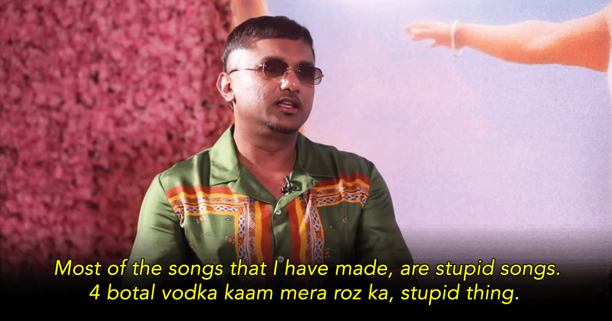 1200px x 630px - Yo Yo Honey Singh Calls His Older Songs 'Stupid'