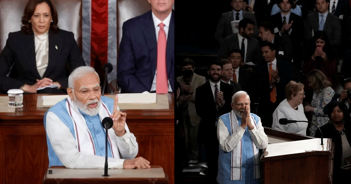 PM Modi Talking About Development Between India & USA Got A Standing