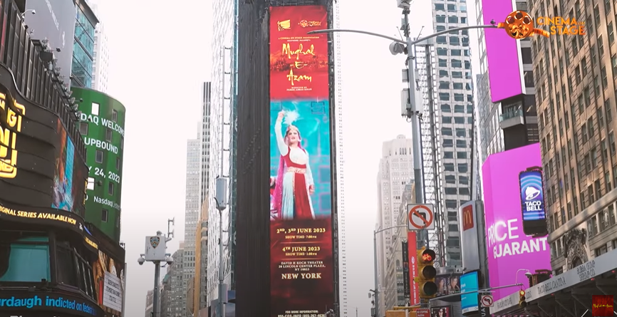 Mughal-E-Azam Broadway inspired musical NYC Times Square Viral promo