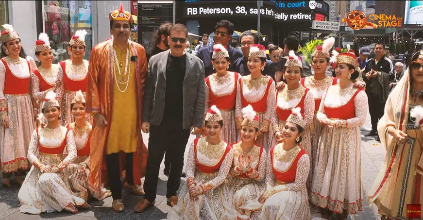 Mughal-E-Azam Broadway inspired musical NYC Times Square Viral promo