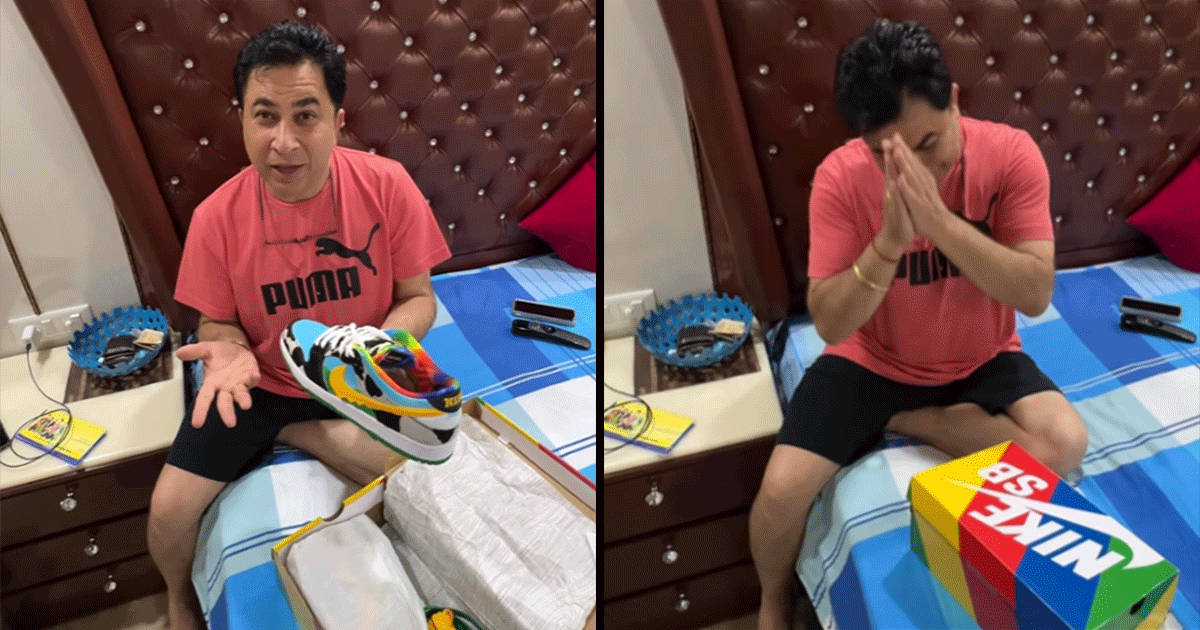 ‘pagal ho gaya hai! ’ this desi dad reacting to ₹4 lakh sneakers is all of us checking our pockets - scoopwhoop