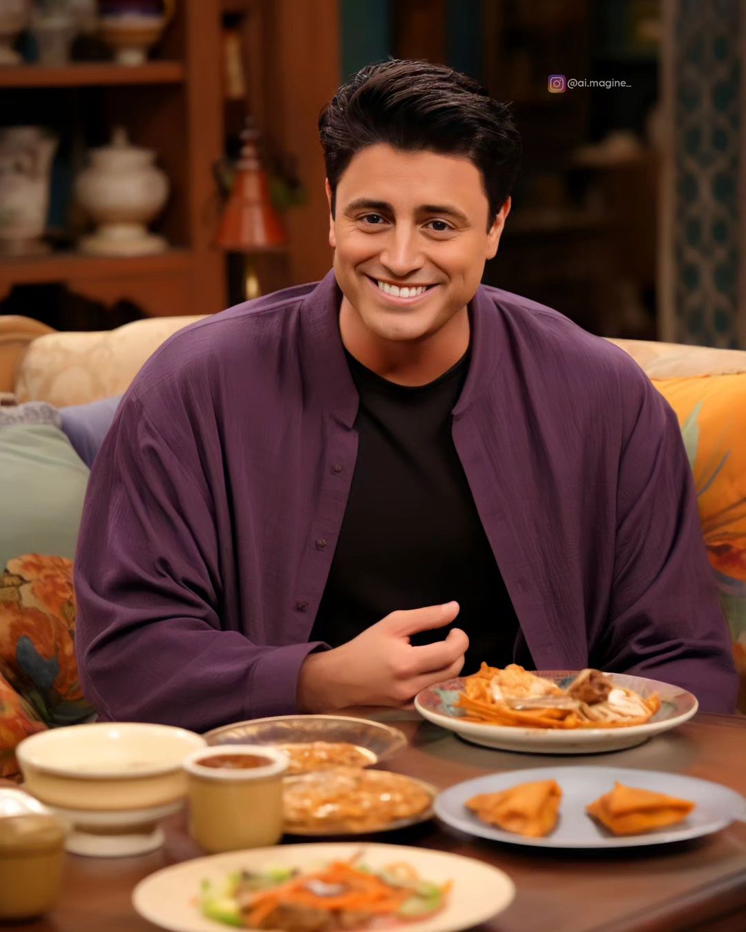 friends characters in Indian wear AI images
