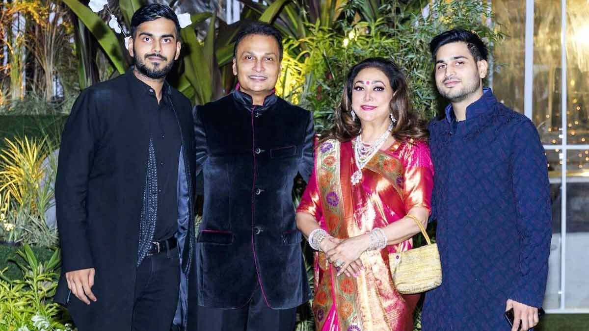 Jai Anshul Ambani Jai Anmol Ambani Tina Ambani