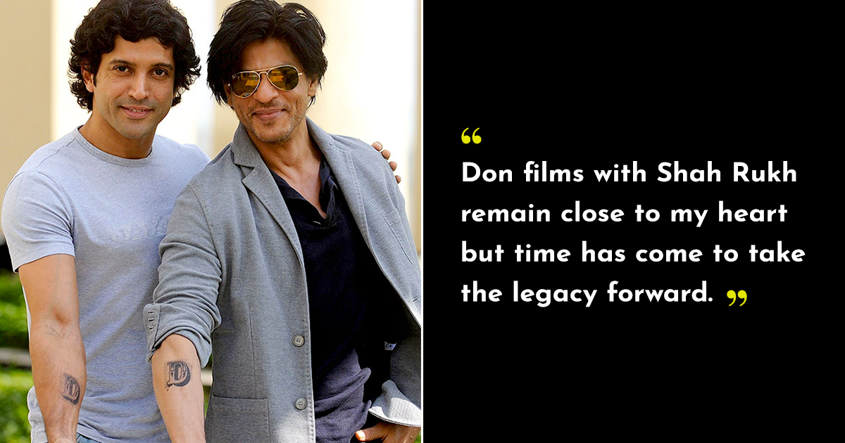 Farhan Akhtar Announces That SRK Won't Be A Part Of Don 3