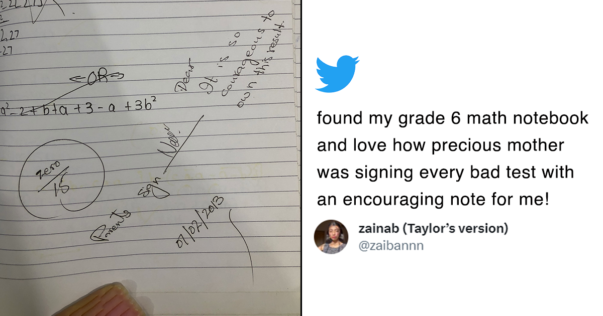 Mother’s Encouraging Comments On Daughter’s Failed Tests Is A Lesson On