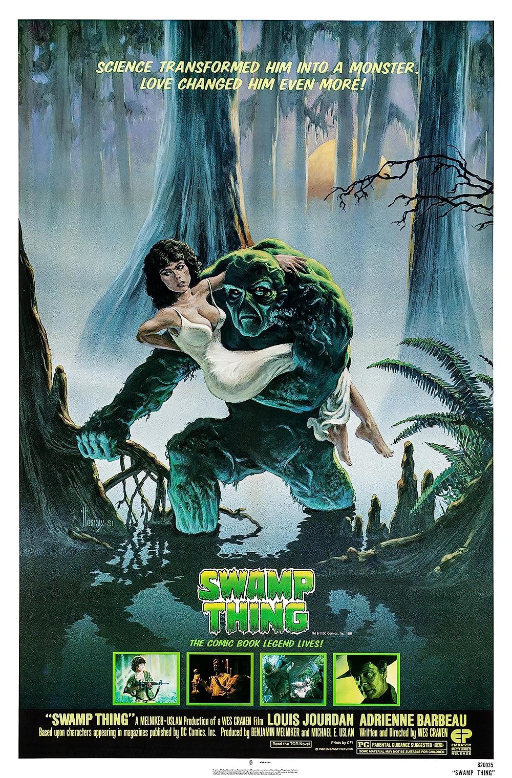 Swamp Thing- DC comics movies in order