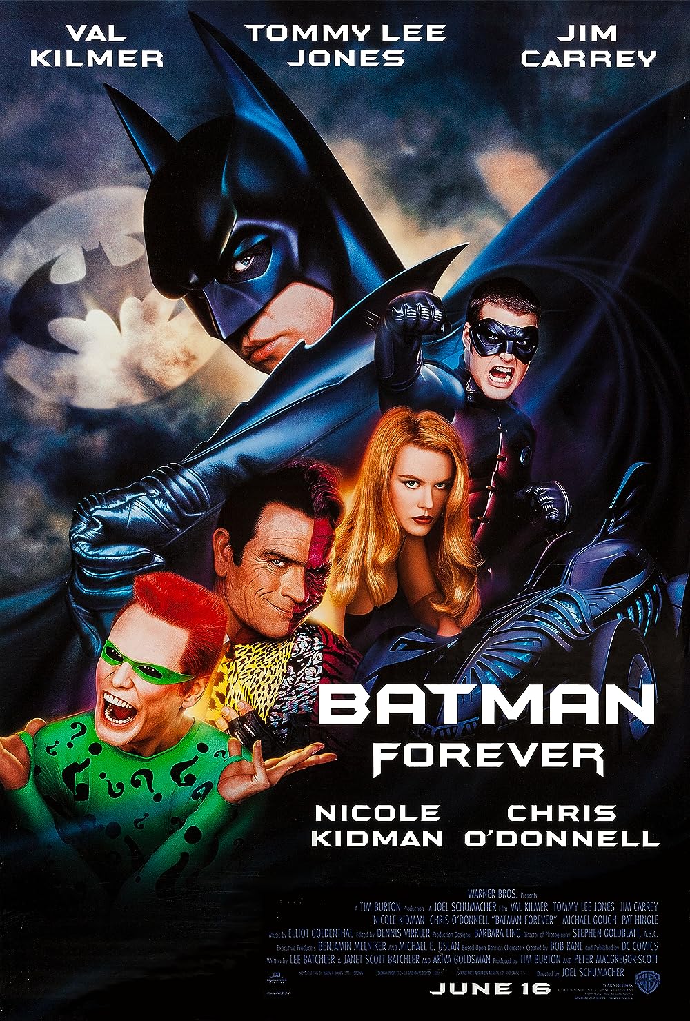 Batman Forever- DC comics movies in order
