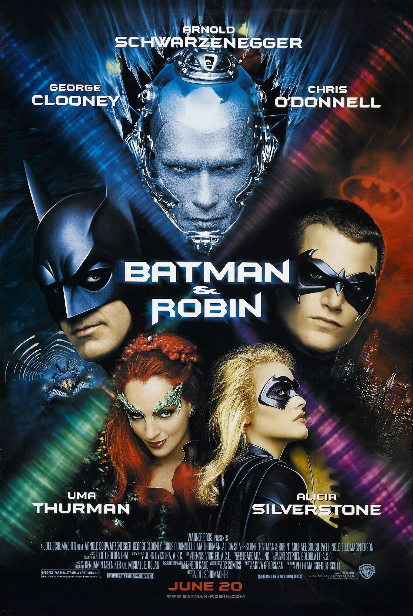 Batman & Robin- DC comics movies in order