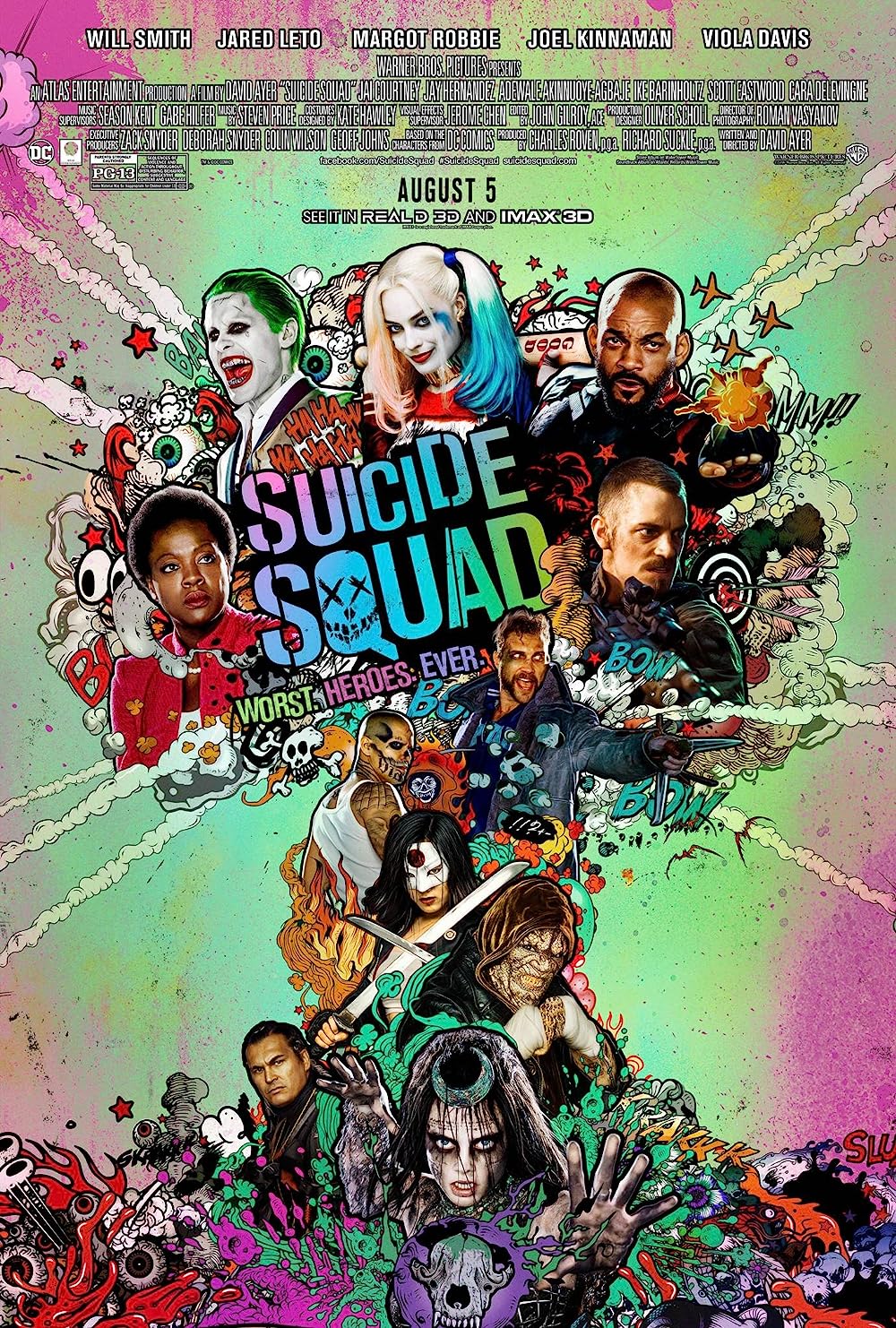 Suicide Squad- DCEU Movies in order