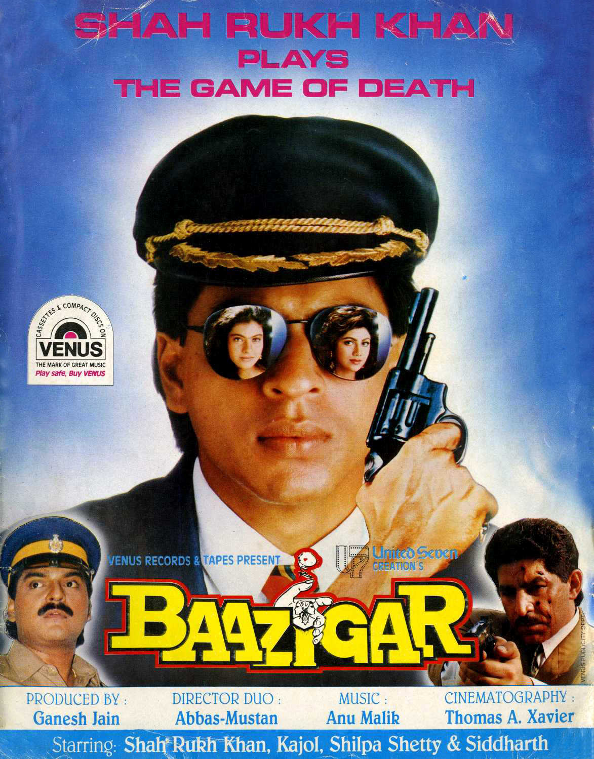 Baazigar Shah Rukh Khan movies