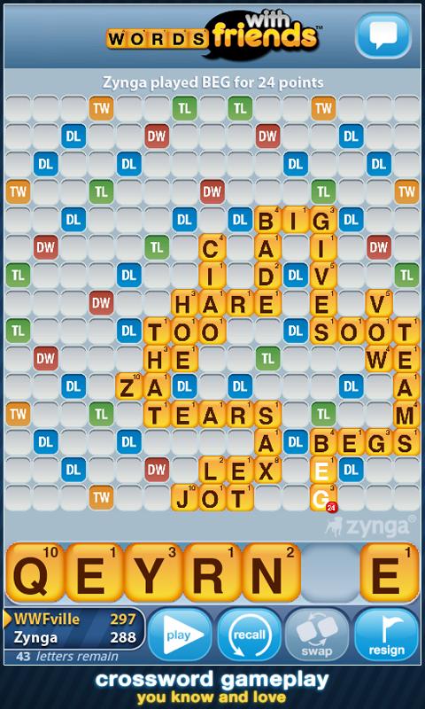 Words With Friends 2 Multiplayer Android Games