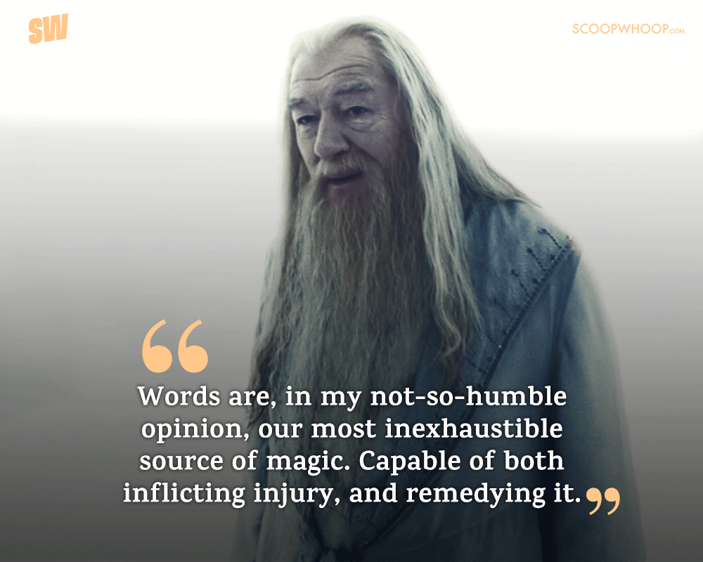 Albus Dumbledore best dialogues in Harry Potter