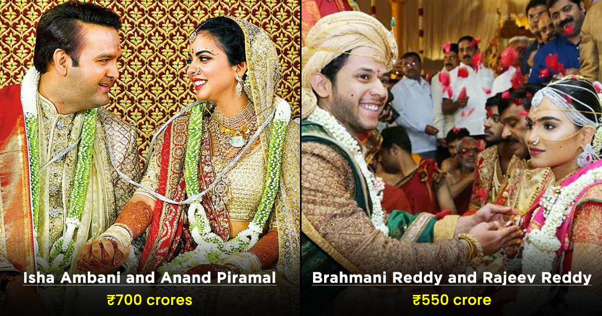 7 Most Expensive Indian Weddings That'll Make You Feel Hella Poor