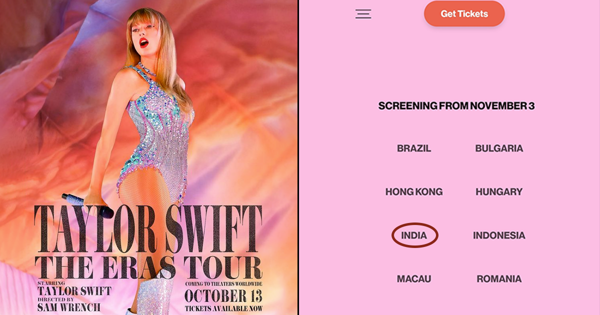 Taylor Swift's 'The Eras Tour' Movie Will Screen In India