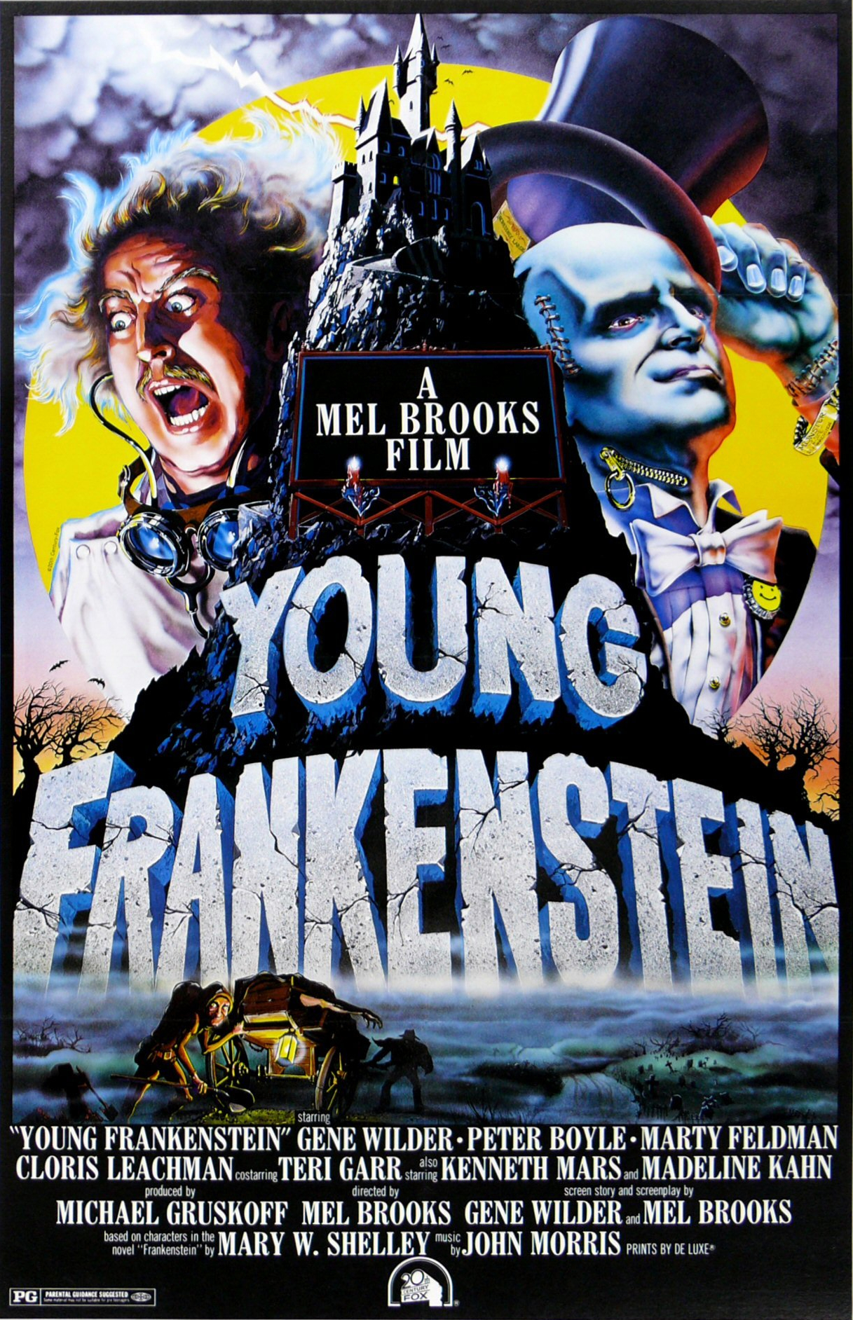 Young Frankenstein- best funny halloween movies