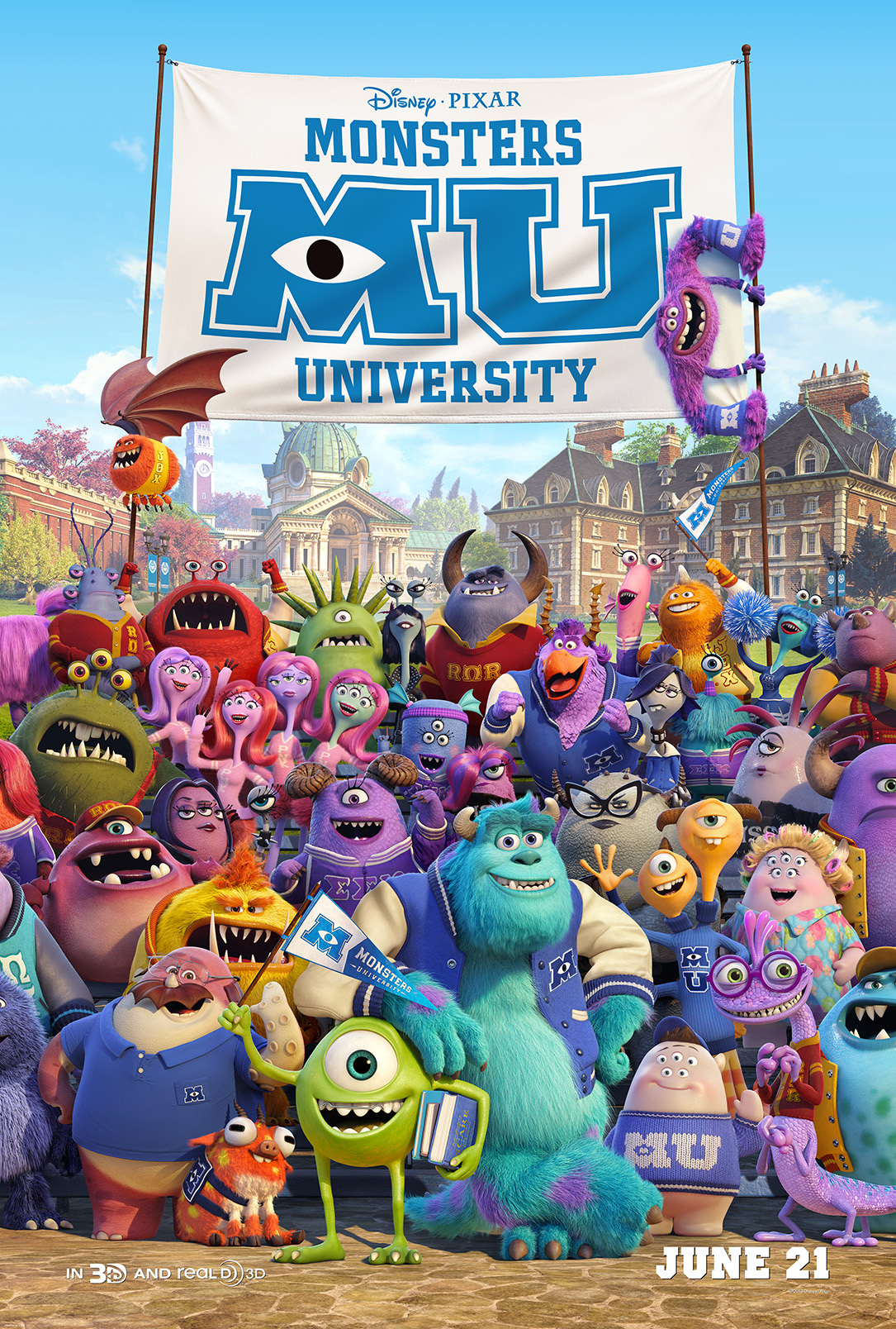 Monsters University- Disney Halloween movies