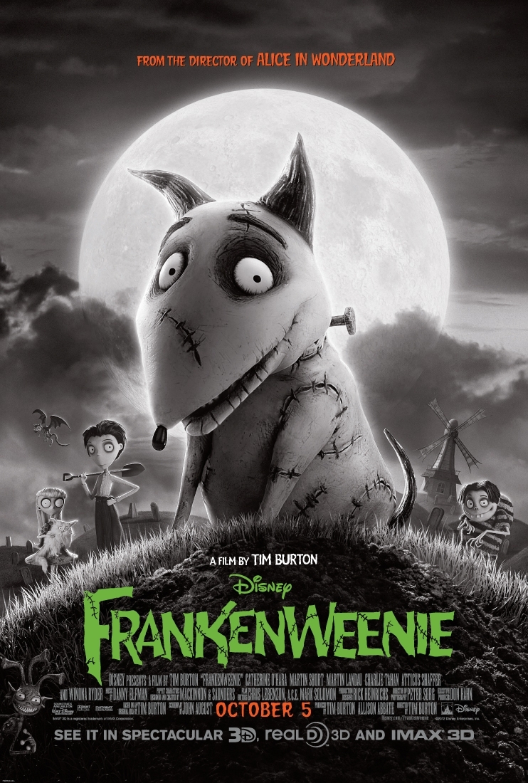 Frankenweenie - Disney Halloween movies