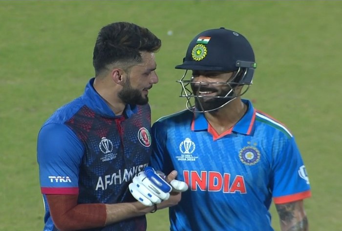 virat kohli naveen-ul-haq hug men's cricket world cup 2023