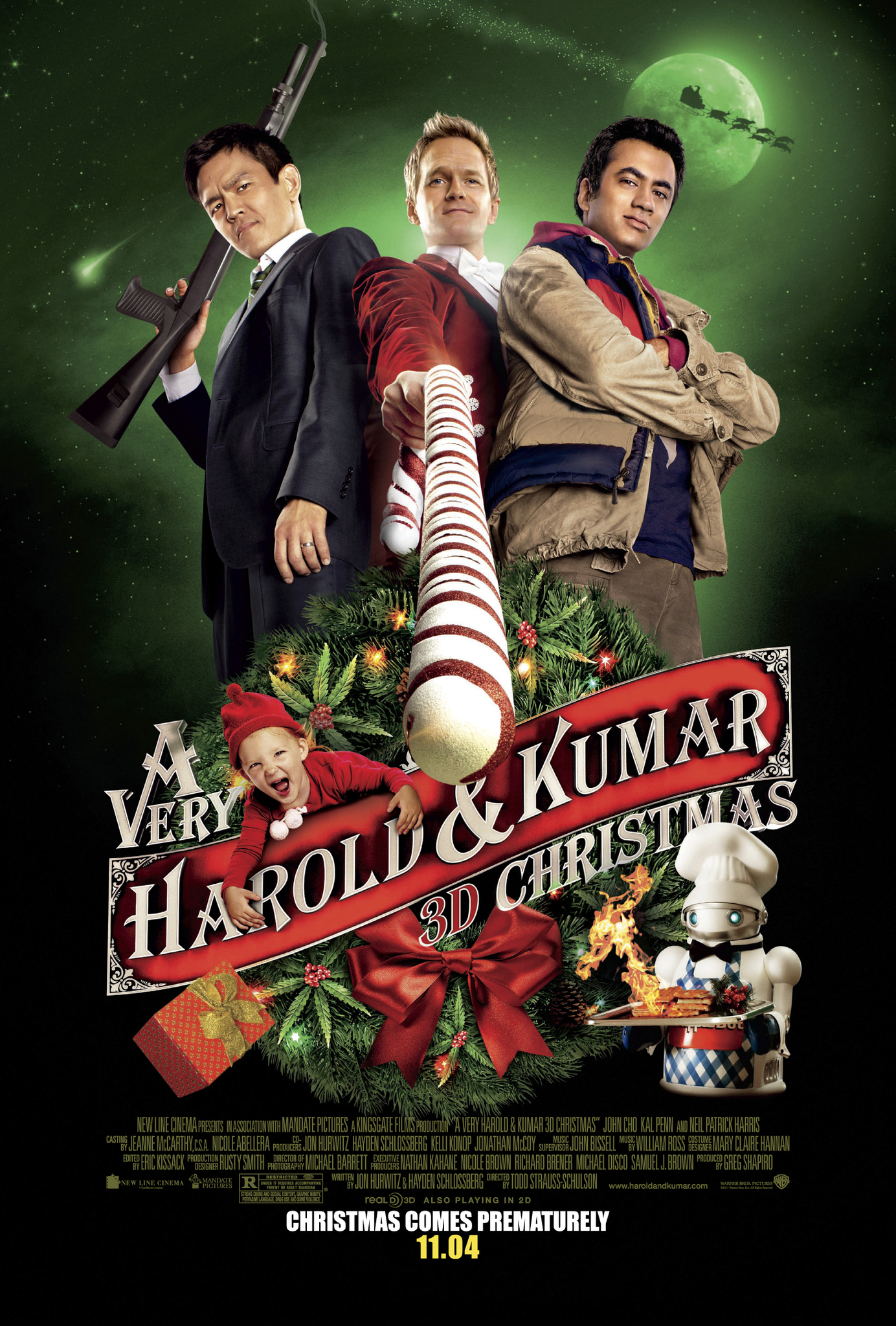 best funniest christmas movies - A Very Harold & Kumar Christmas