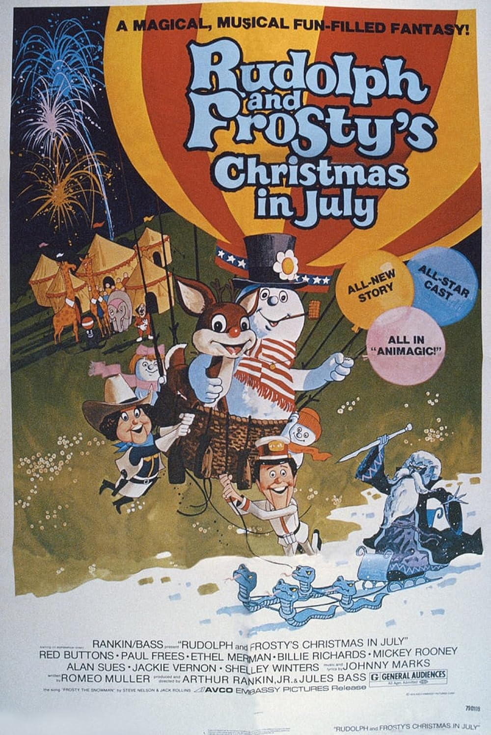 Best Christmas animated movies - Rudolph and Frosty's Christmas In July