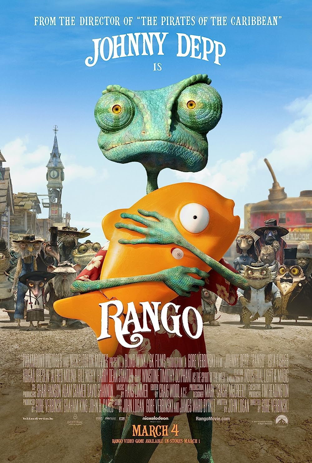 Best Christmas animated movies - Rango