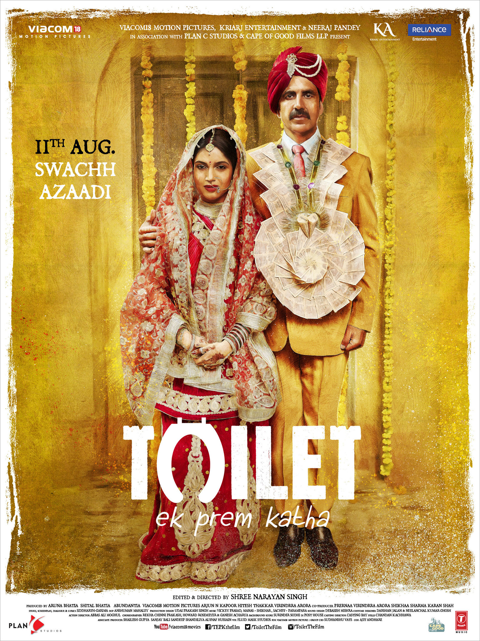 Romantic christmas movies - Toilet: Ek Prem Katha