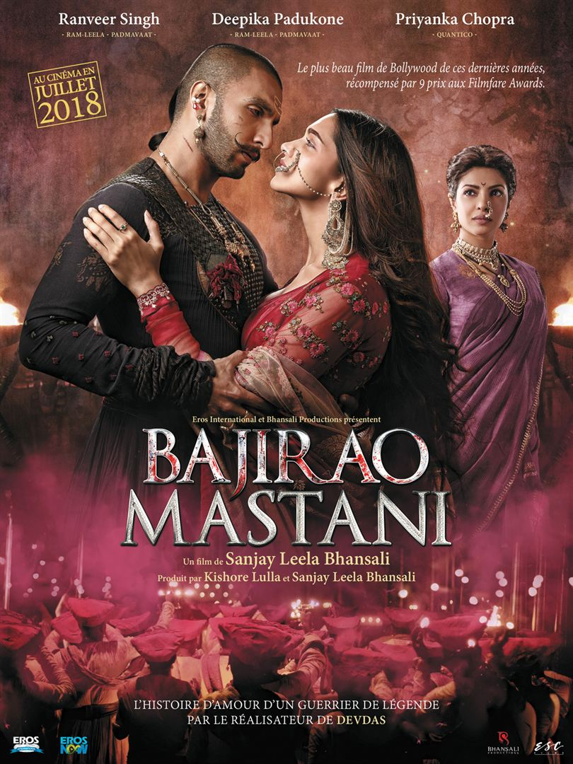 Romantic christmas movies - Bajirao Mastani