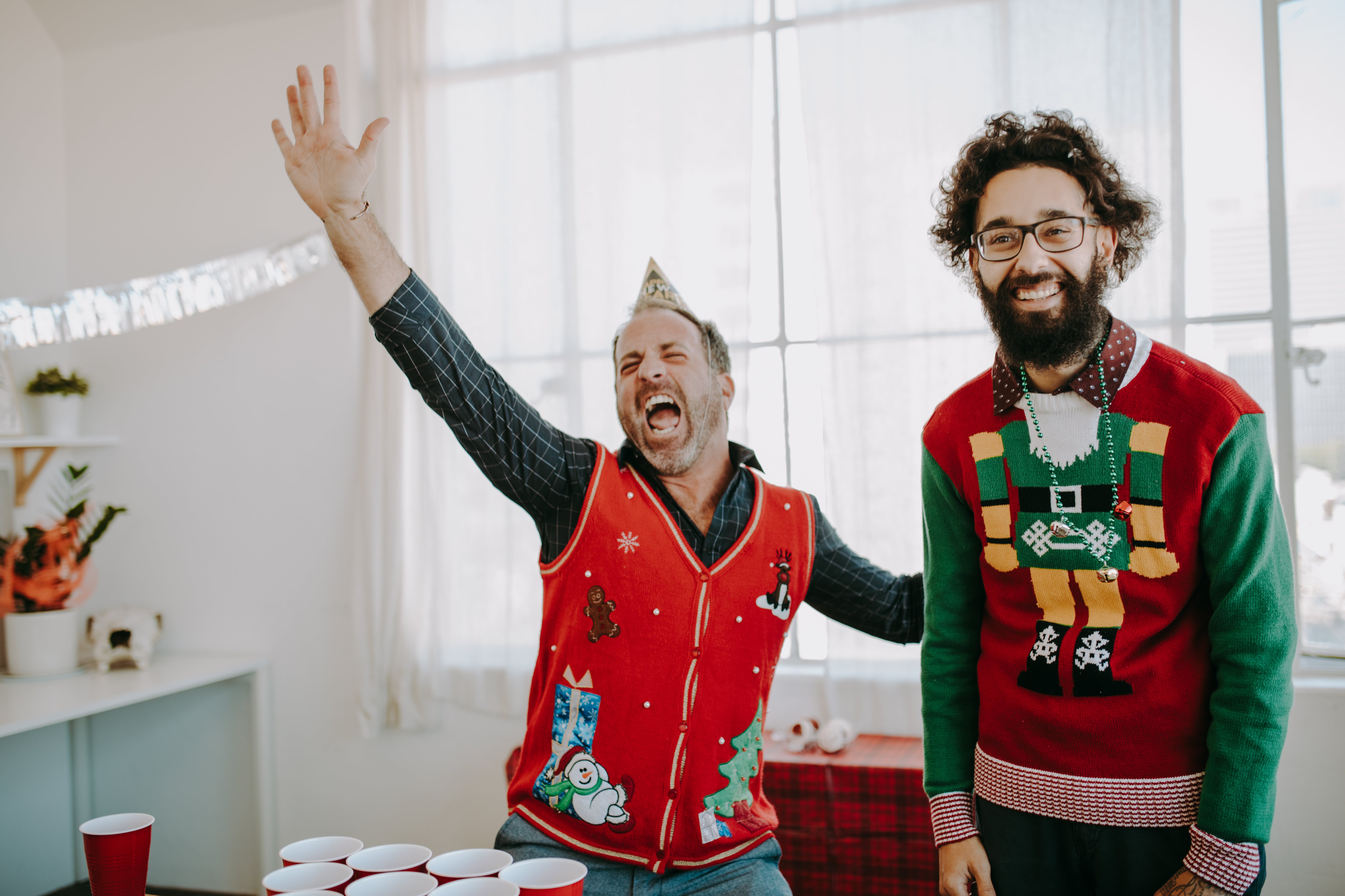 Christmas Drinking Game - Santa Hat Ring Toss