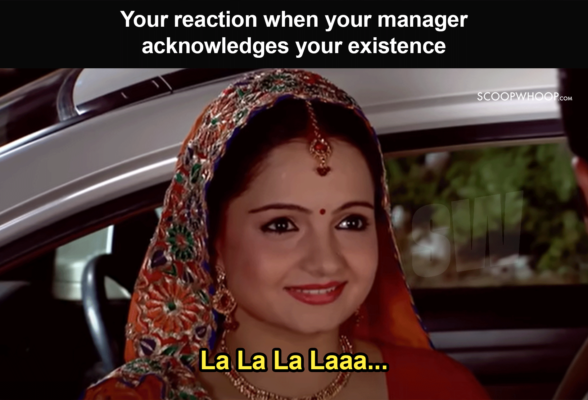 proof you are the gopi bahu of your office