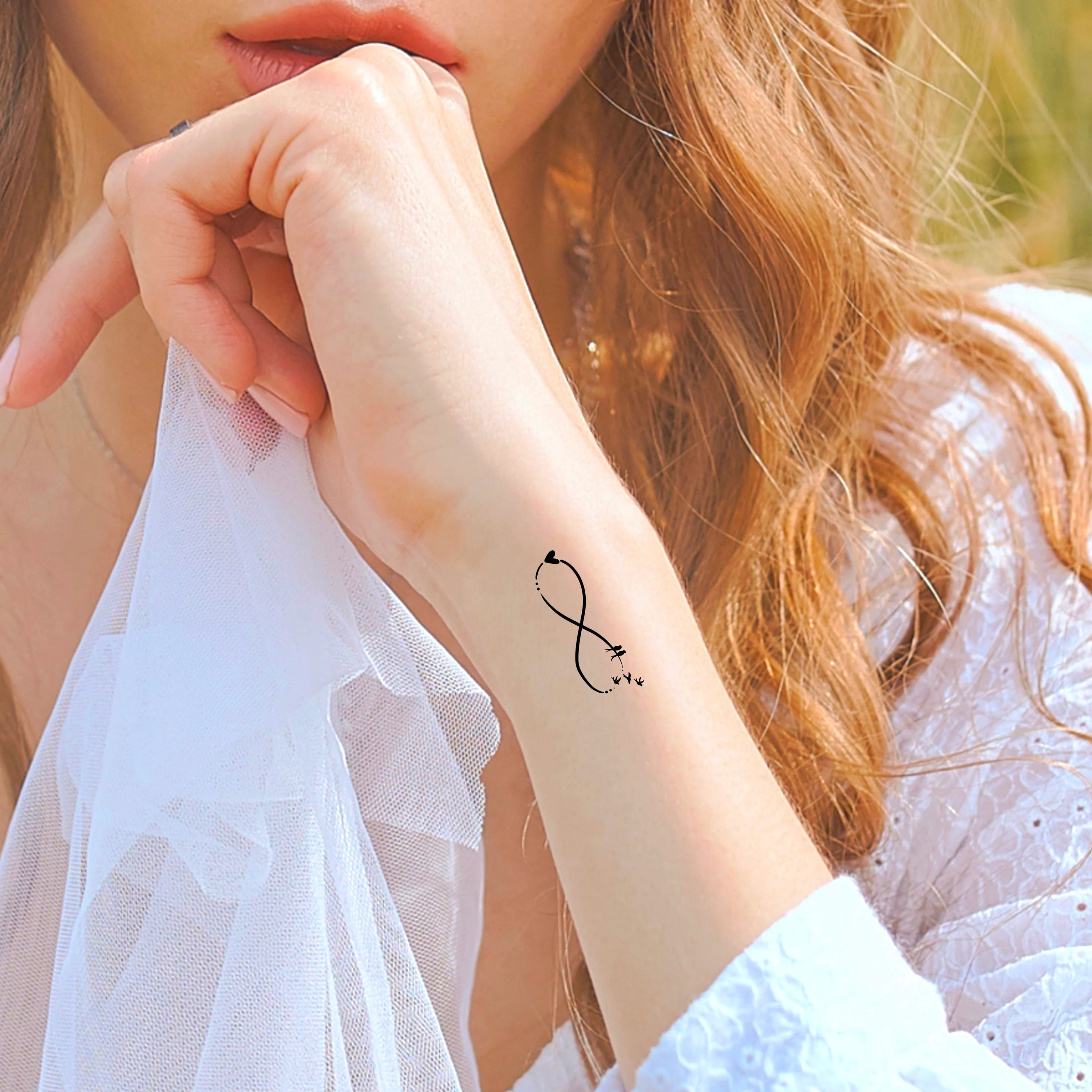 Tattoo uploaded by Gina S • Broken infinity symbol on my wrist #tattoo # infinitytattoo #fineline #lineworktattoo • Tattoodo