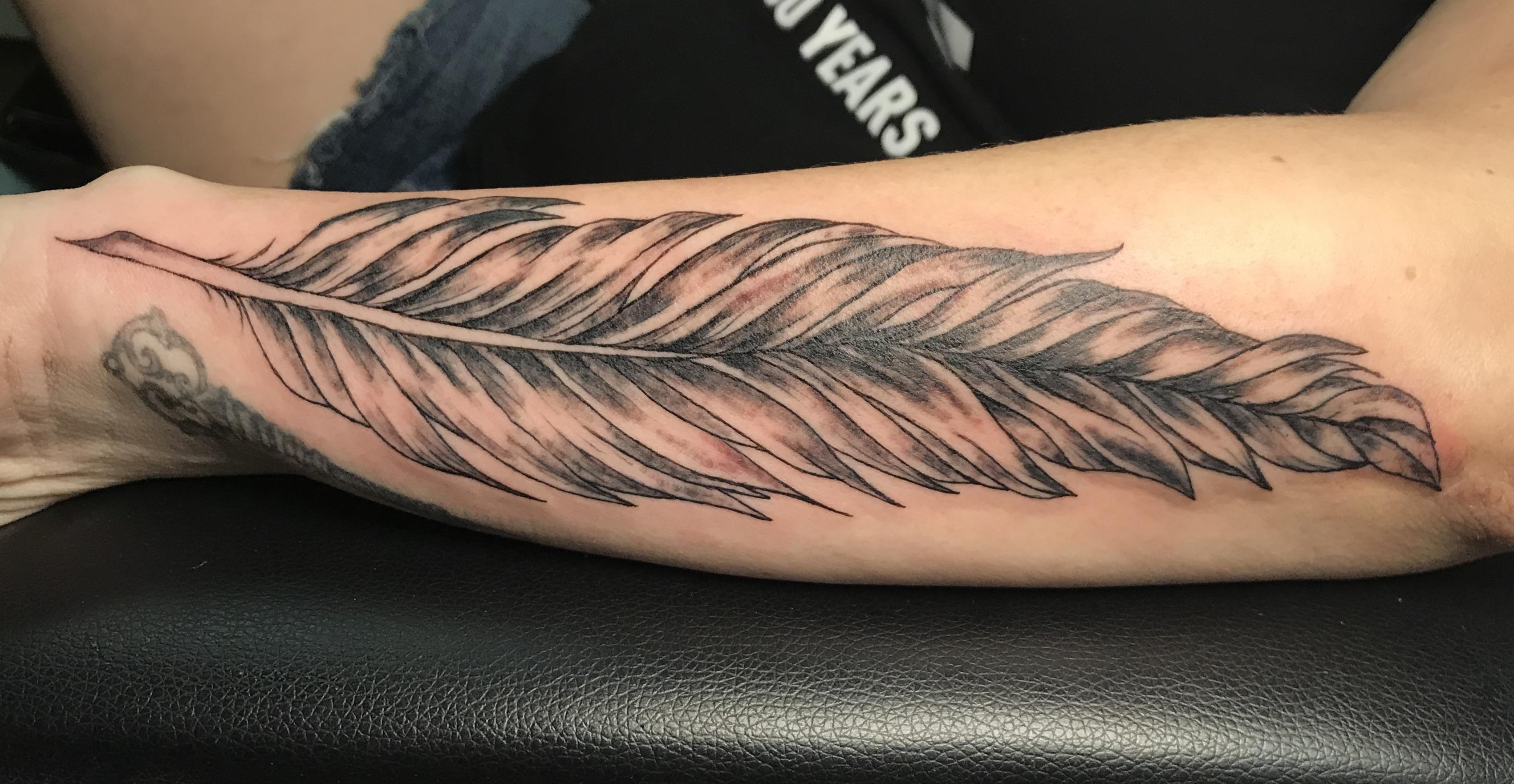 Peacock Feather Tattoo Design | Krishna Flute Tattoo