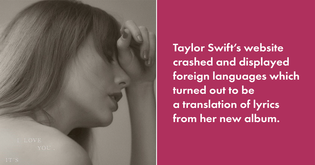 Taylor Swifts The Tortured Poets Department Tracklist Easter Eggs 3687