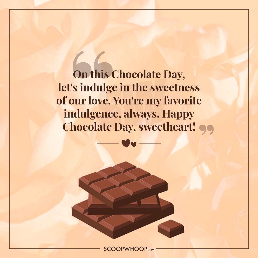 Chocolate Day quotes