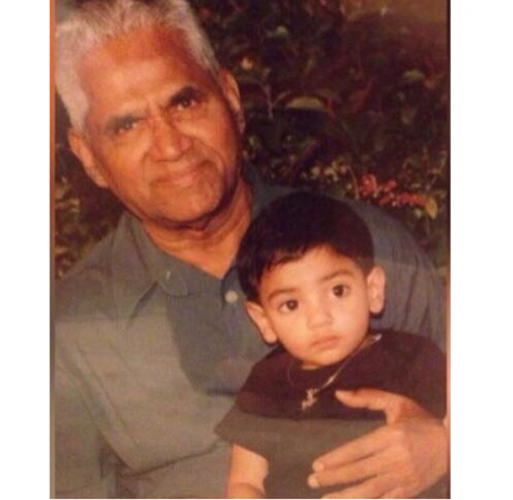 Suniel shetty and his father