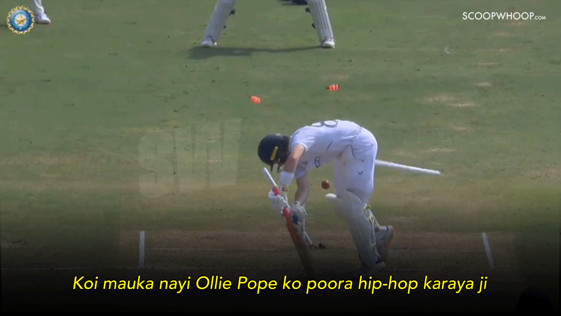 Stumping Ollie Pope