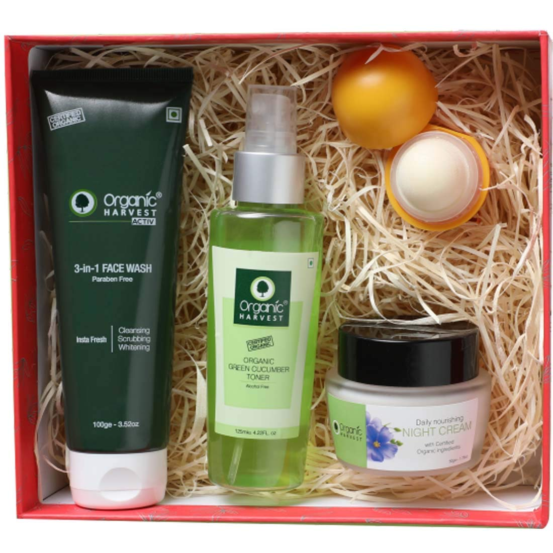 Organic Harvest Night Care Gift Kit- womens day gift ideas