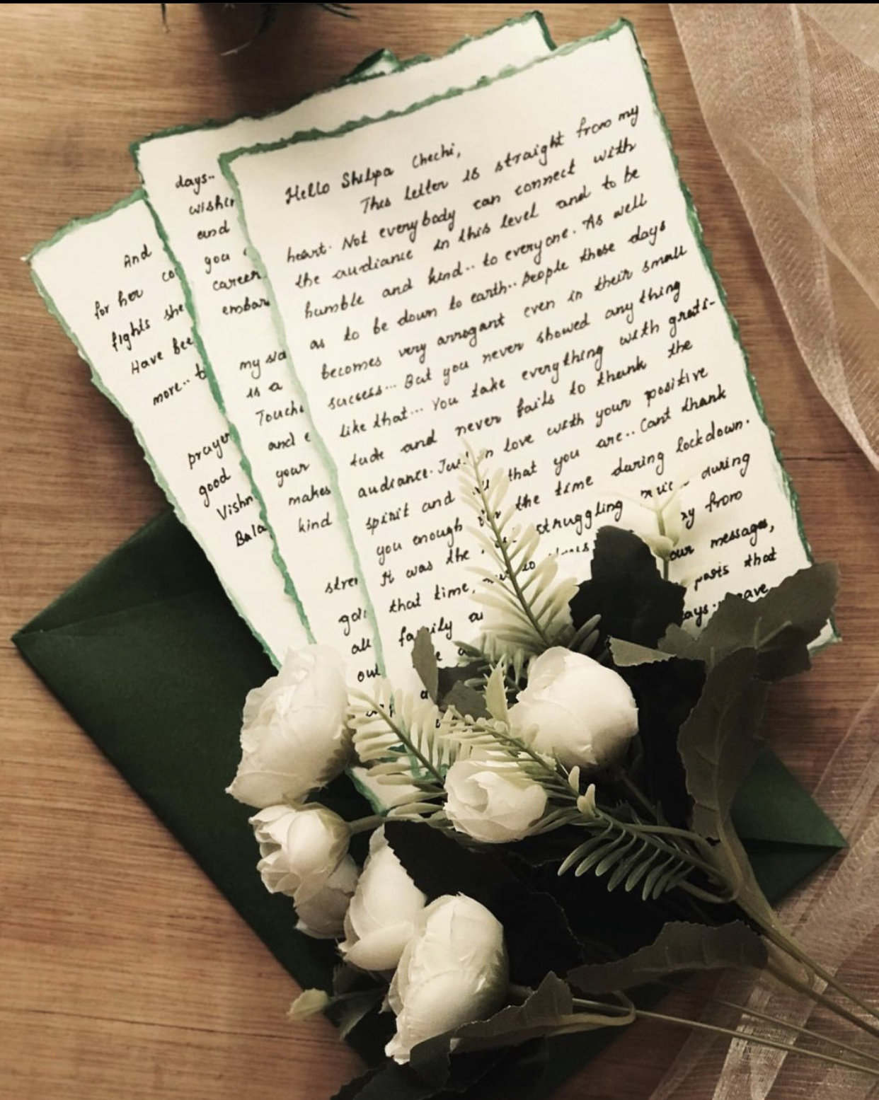 Handwritten Letters- womens day gifts