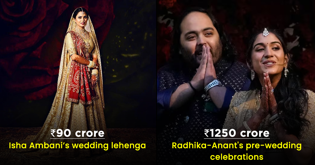 Top 5 most expensive lehengas of Bollywood brides