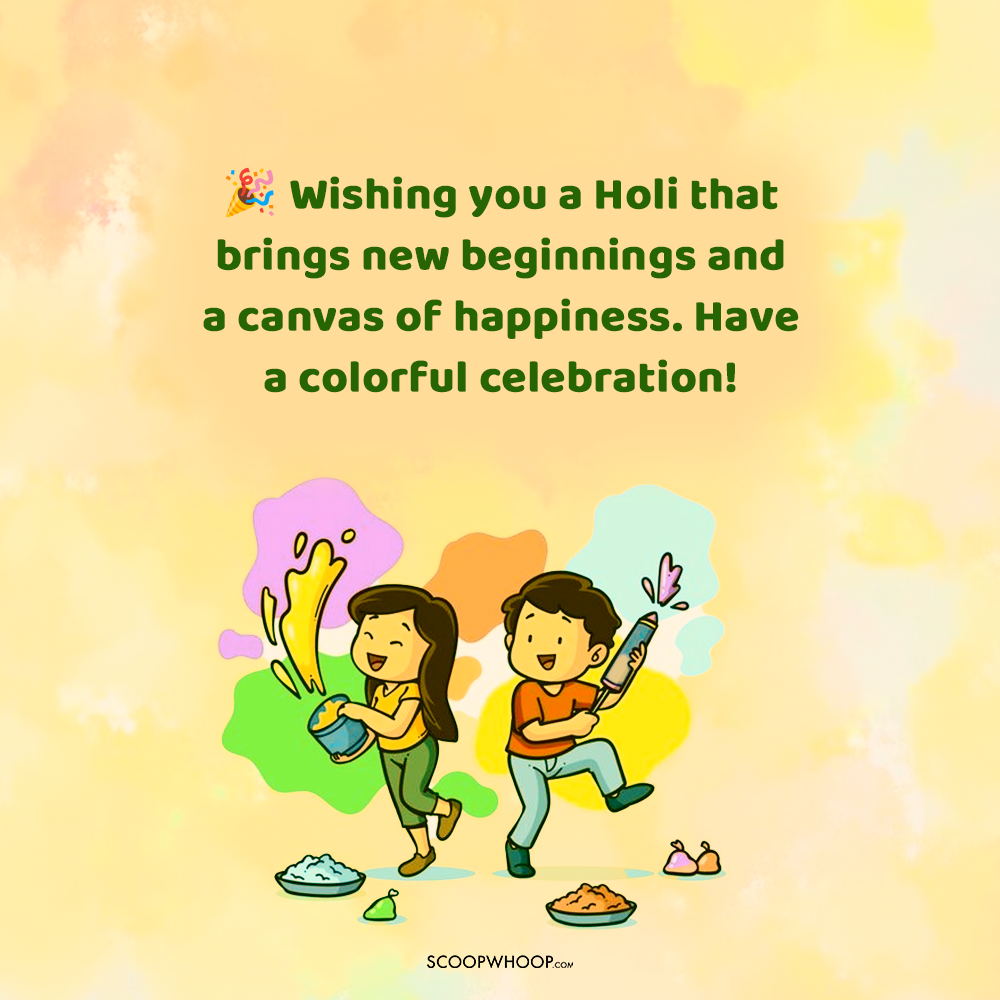 holi festival message