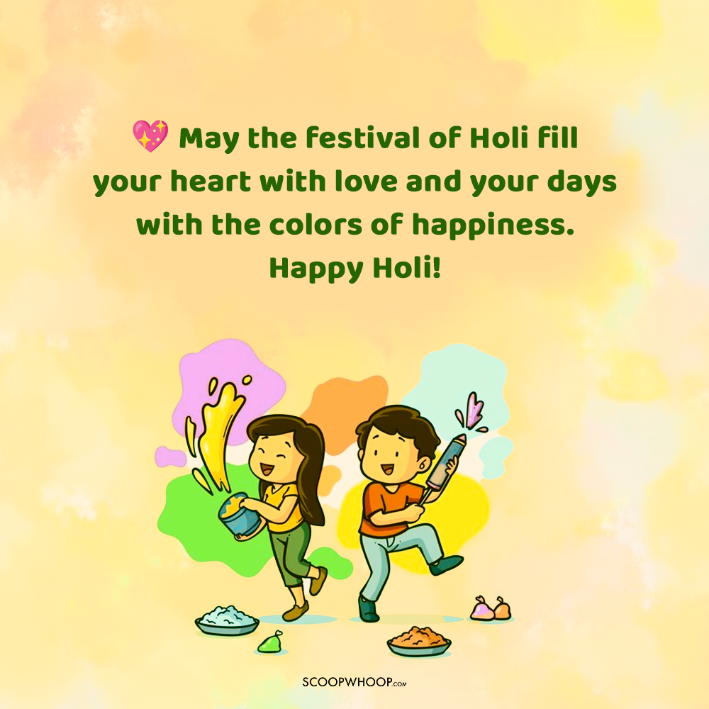 holi festival message