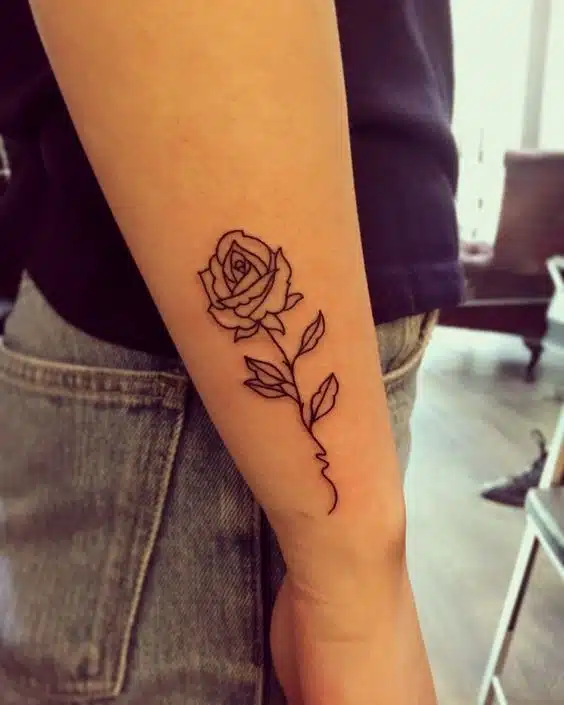 Pretty Roses Side Tattoo | Tattoo Ideas For Men & Women in 2024