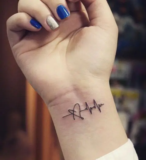 25 Heartbeat Tattoo Ideas You Will Instantly Fall In Love With | Heartbeat  tattoo, Music tattoos, Heartbeat tattoo design