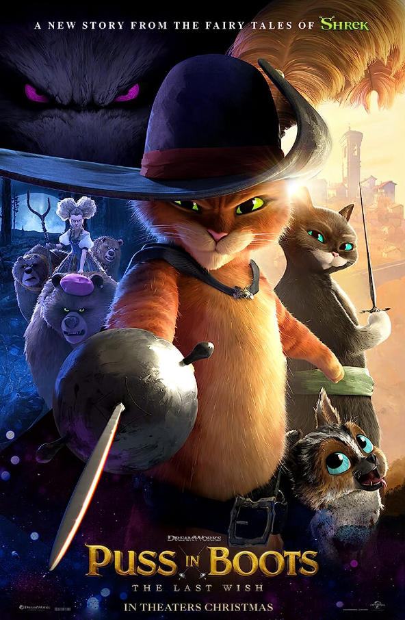 Puss In Boots: The Last Wish animated movies dreamworks