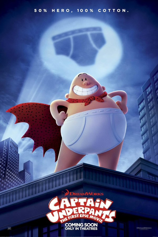 Captain Underpants: The First Epic Movie animated movies dreamworks