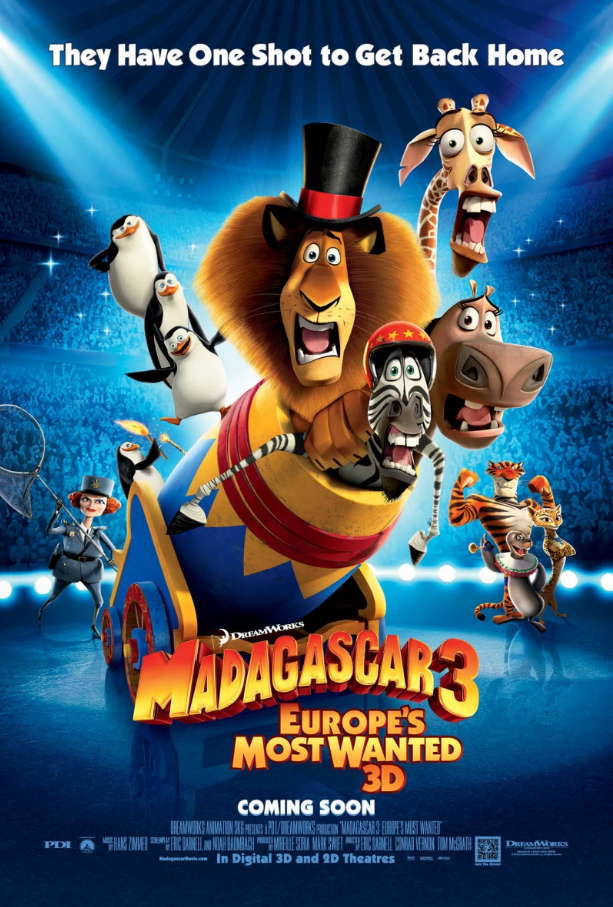 Madagascar 3: Europe's Most Wanted animated movies dreamworks