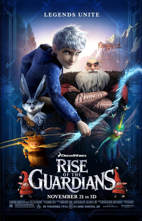 Rise of The Guardians animated movies dreamworks