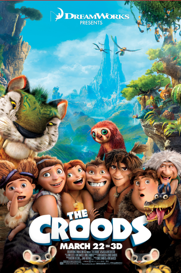 The Croods animated movies dreamworks