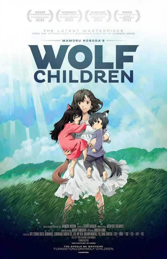 wolf children japanese animated movies