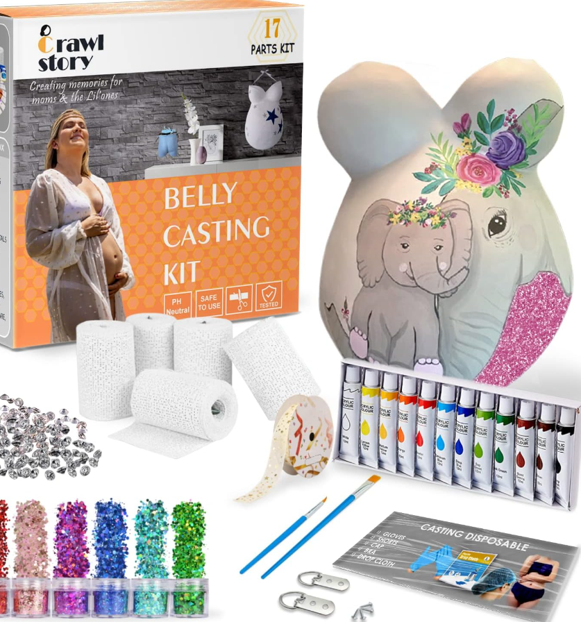 Baby bump casting kit Mother to be mothers day gift